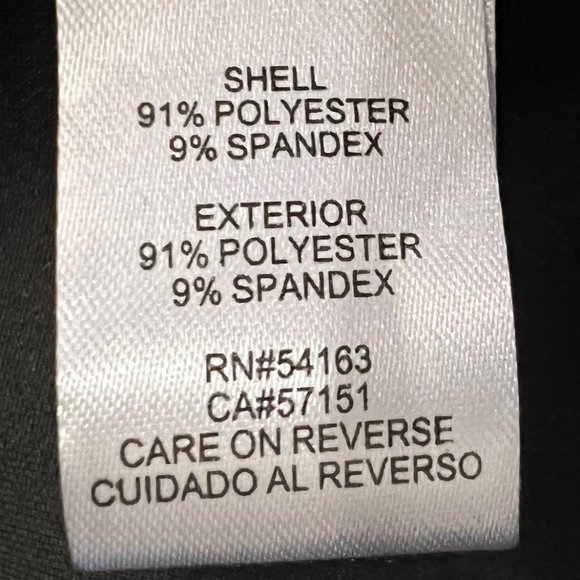 NWT Calvin Klein Black Embellished Sheath Cocktail Dress w/ Slit Size 4 - Picture 15 of 16